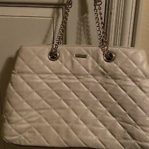 Kate Spade Women's Beige Quilted Leather Gold